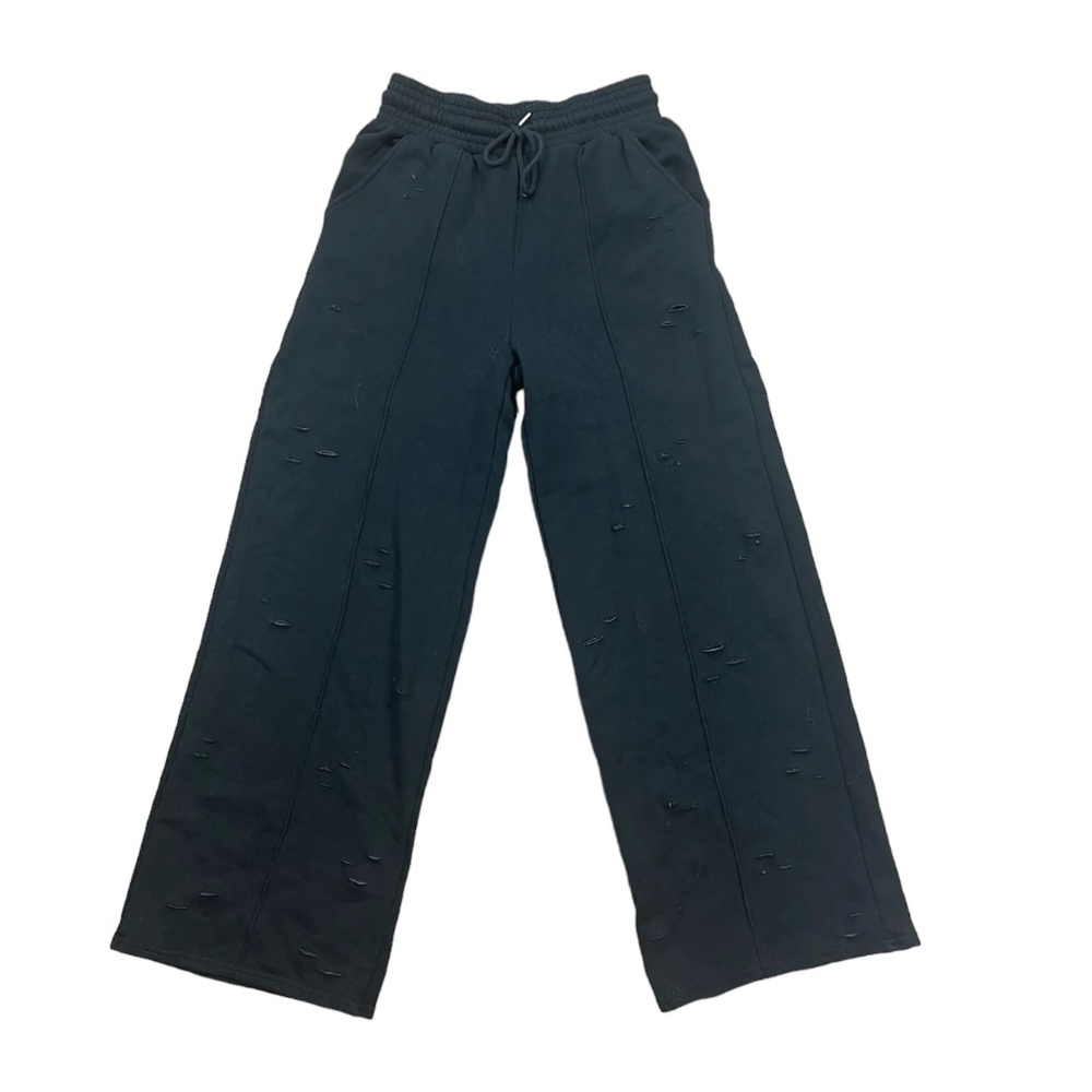Throw-back Wide Leg Sweats